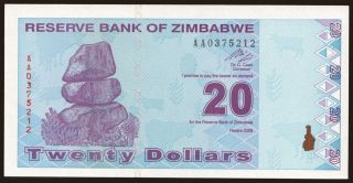 20 dollars, 2009
