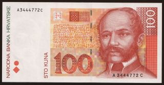 100 kuna, 1993
