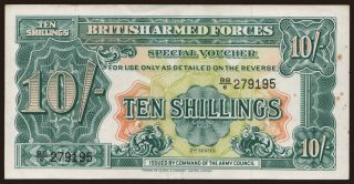 British Armed Forces, 10 shillings, 1948