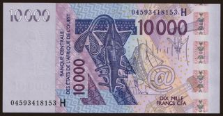 Niger, 10.000 francs, 2004