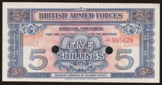 British Armed Forces, 5 shillings, 1961