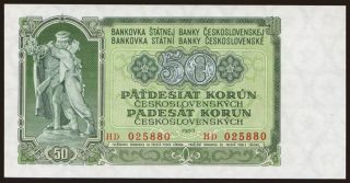 50 korun, 1953