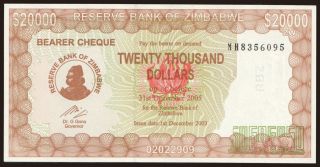 20.000 dollars, 2003