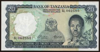 20 shillings, 1966