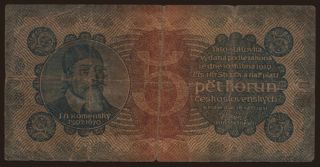 5 korun, 1921