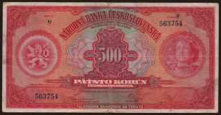 500 korun, 1929