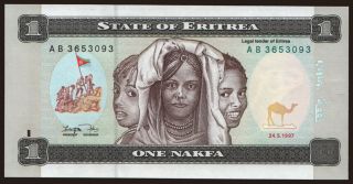 1 nakfa, 1997