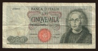 5000 lire, 1968