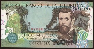 5000 pesos, 1997