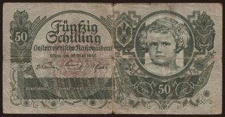 50 Schilling, 1945