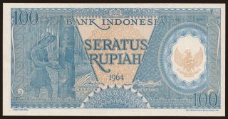 100 rupiah, 1964