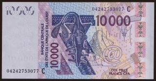 Burkina Faso, 10.000 francs, 2004