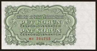 5 korun, 1953