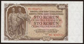 100 korun, 1953
