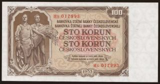 100 korun, 1953