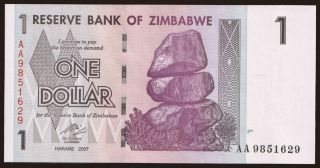 1 dollar, 2007