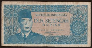 2 1/2 rupiah, 1961