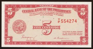 5 centavos, 1949