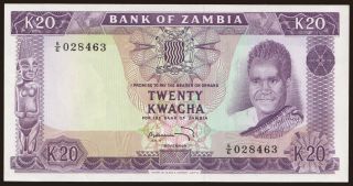 20 kwacha, 1969