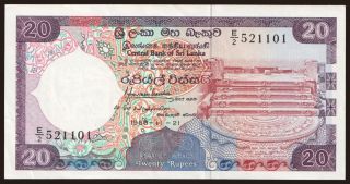 20 rupees, 1988