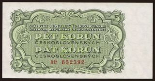 5 korun, 1953