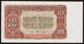 10 korun, 1953