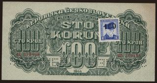 100 korun, 1944(45)