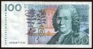 100 kronor, 1986