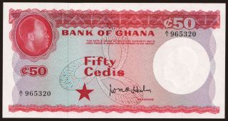 50 cedis, 1965