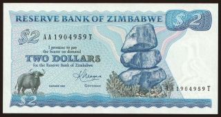 2 dollars, 1983