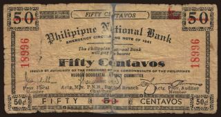 Negros Occidental, 50 centavos, 1941