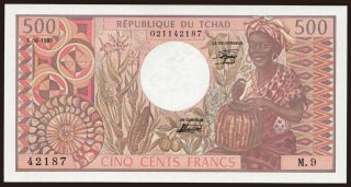 500 francs, 1980