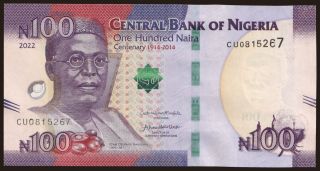 100 naira, 2022