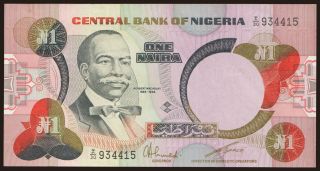 1 naira, 1984