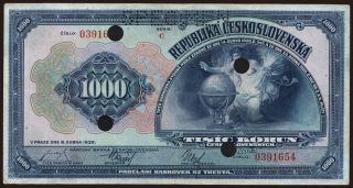 1000 korun, 1932