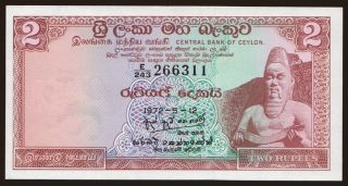 2 rupees, 1972