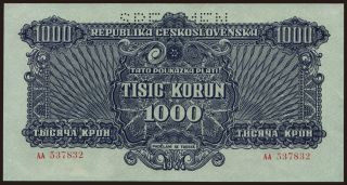 1000 korun, 1944