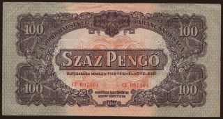 100 pengő, 1944