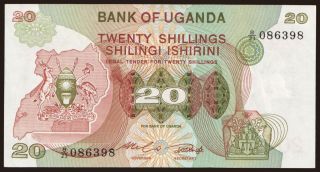 20 shillings, 1982
