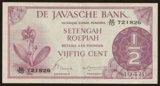 1/2 gulden, 1948