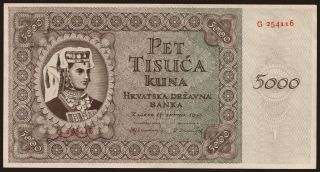 5000 kuna, 1943