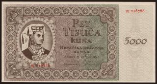 5000 kuna, 1943