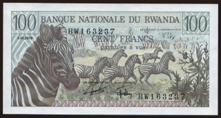 100 francs, 1978