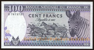 100 francs, 1982