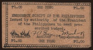 Apayao, 1 peso, 1943
