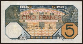 5 francs, 1932