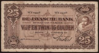 25 gulden, 1929