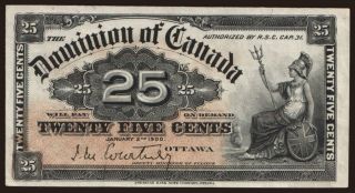 25 cents, 1900