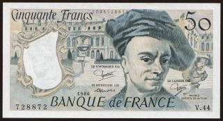 50 francs, 1986