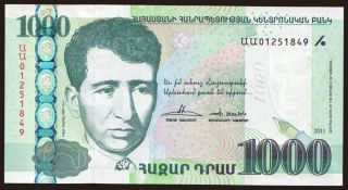 1000 dram, 2011